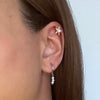 Freshwater Drop Pearl Hoop Earrings